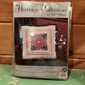 Heritage Collection Needlepoint Kit Elsa Williams “Everlasting Rose” wool New